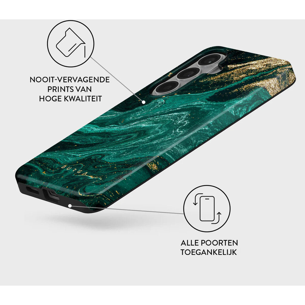 Burga Tough MagSafe Samsung Galaxy S26 – Emerald Pool