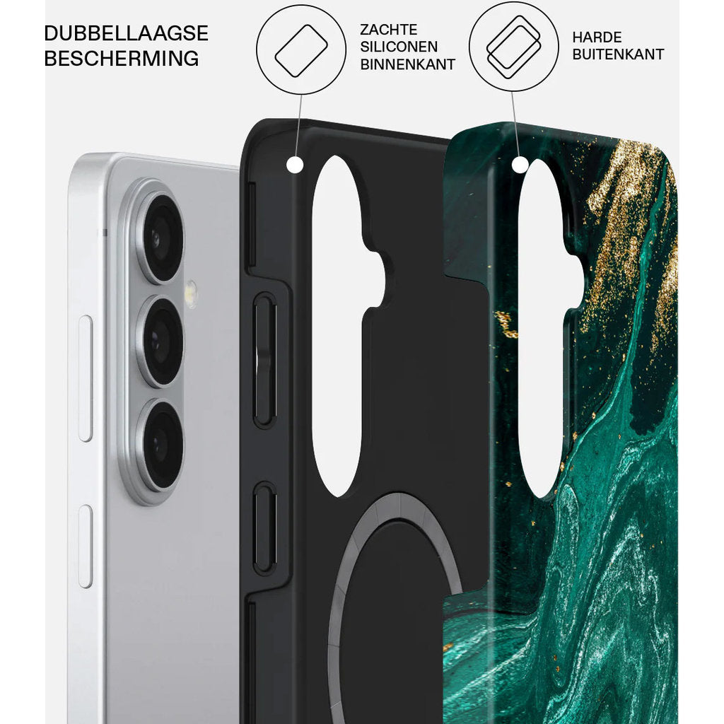 Burga Tough MagSafe Samsung Galaxy S26 Plus – Emerald Pool