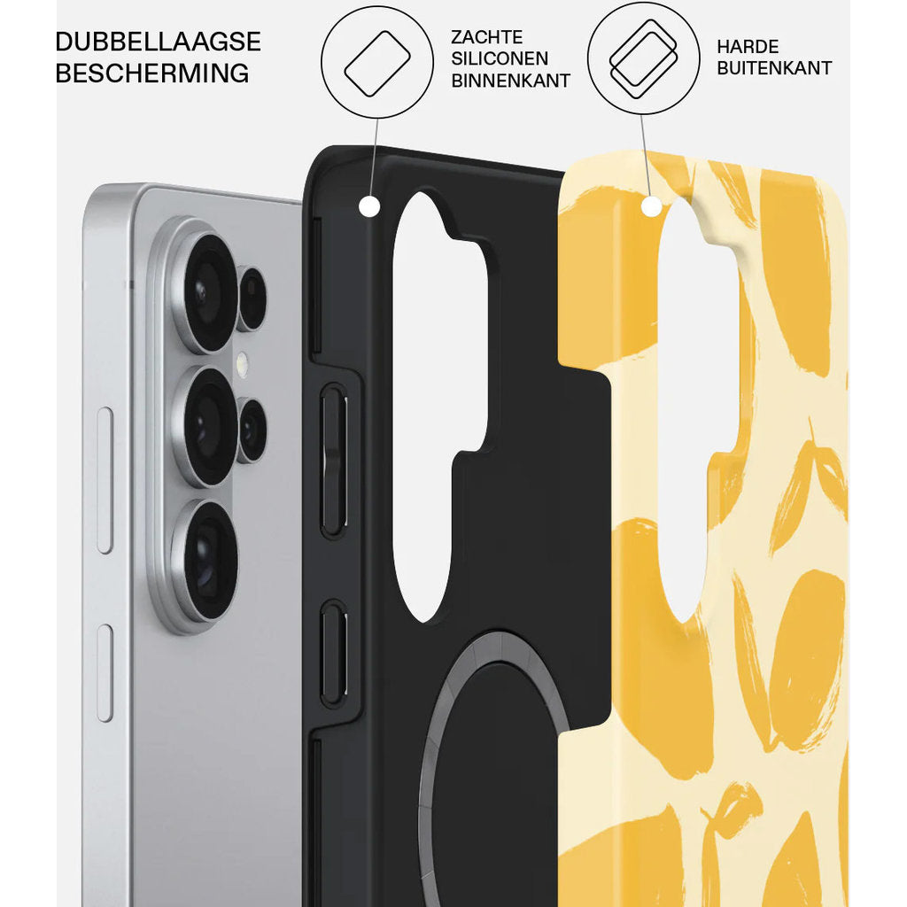 Burga Tough MagSafe Samsung Galaxy S26 Ultra – Lemon Tart
