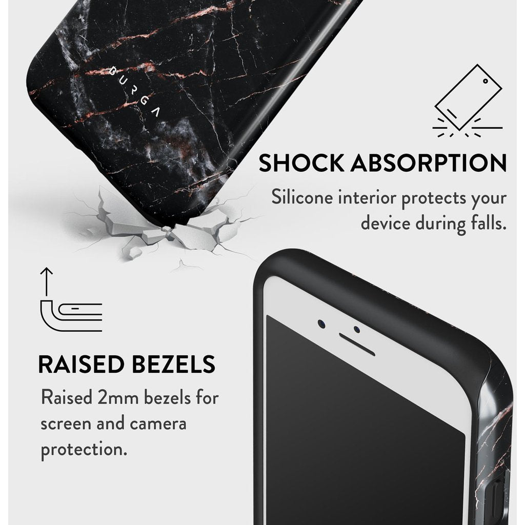 Burga Tough Case Apple iPhone 7/8/SE (2020/2022) - Rose Gold Marble