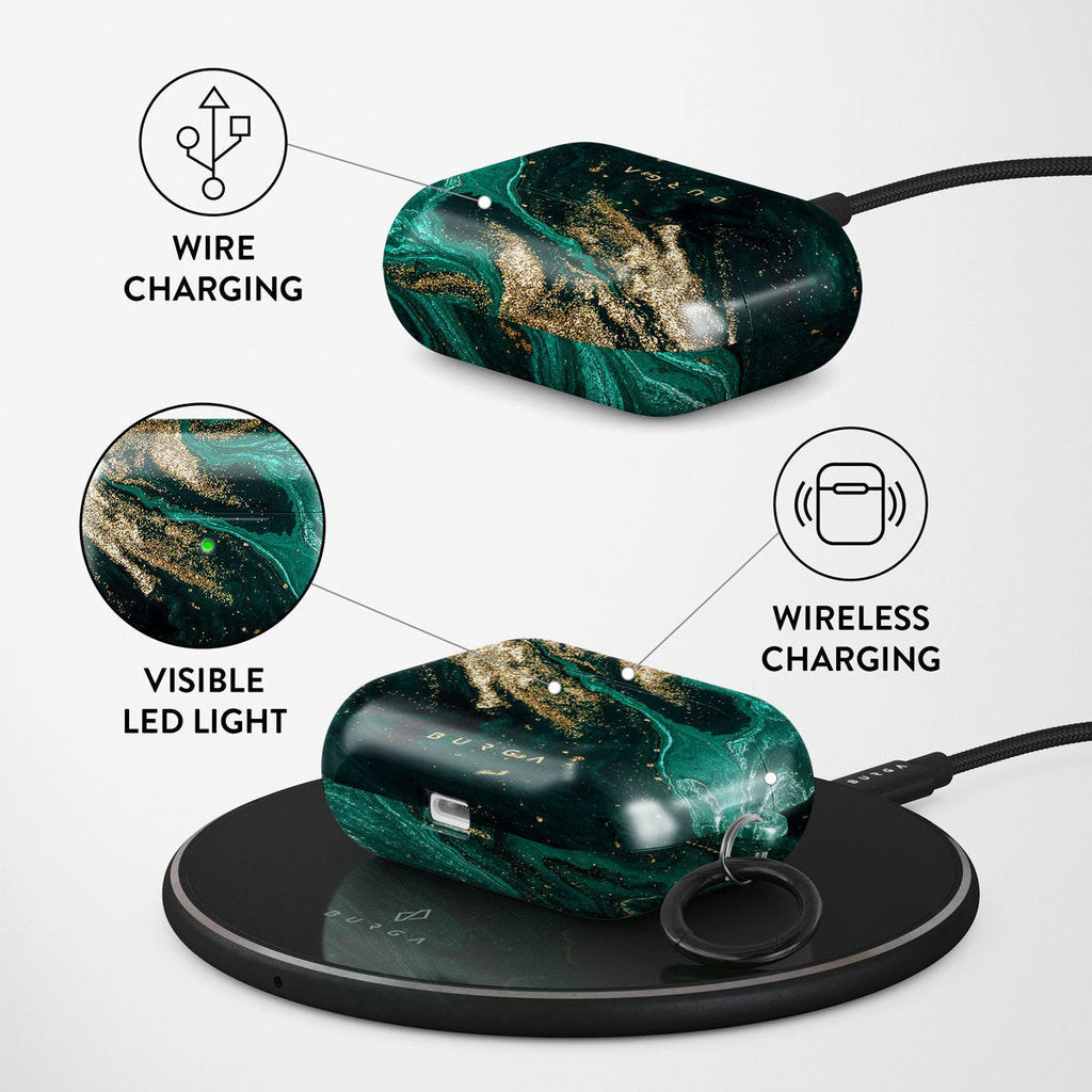 Burga Apple Airpods 3 Case - Emerald Pool