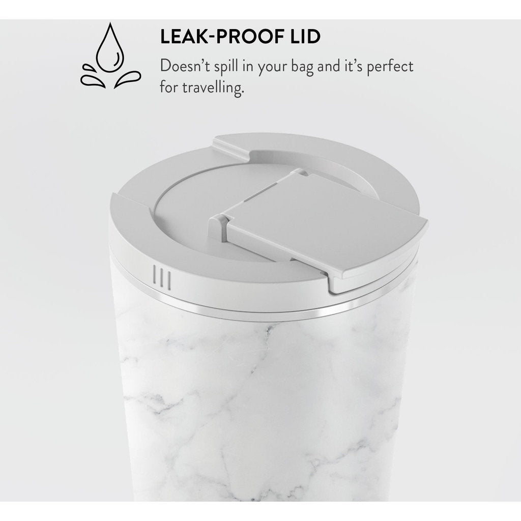 Burga Coffee Mug - White Marble