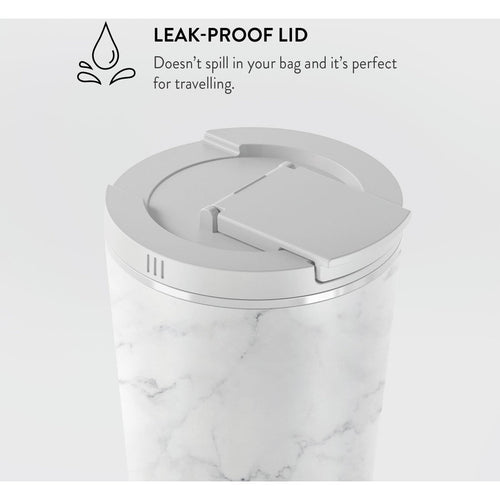 Burga Coffee Mug - White Marble