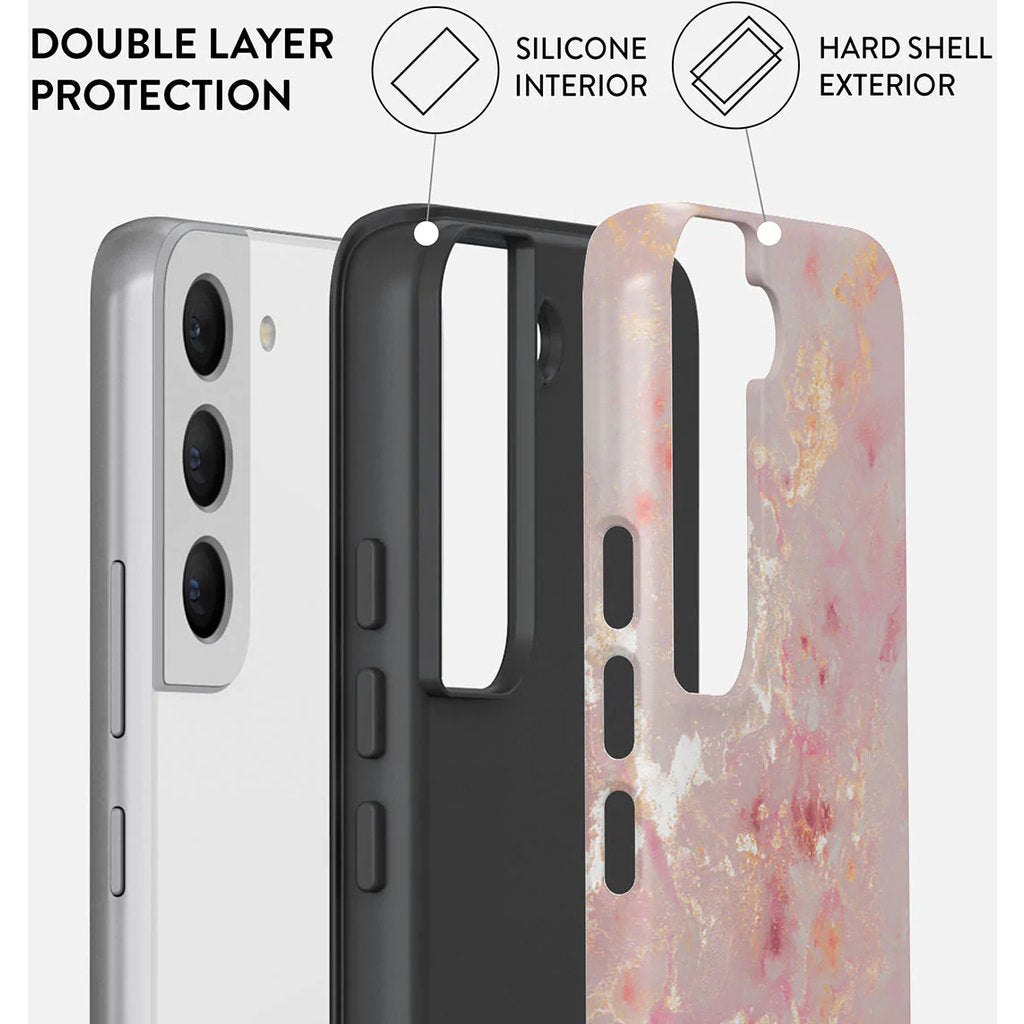 Burga Tough Case Samsung Galaxy S22 - Golden Coral