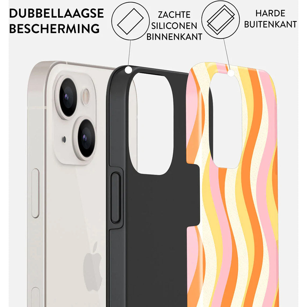 Burga Tough Case Apple iPhone 14 - Flower Power