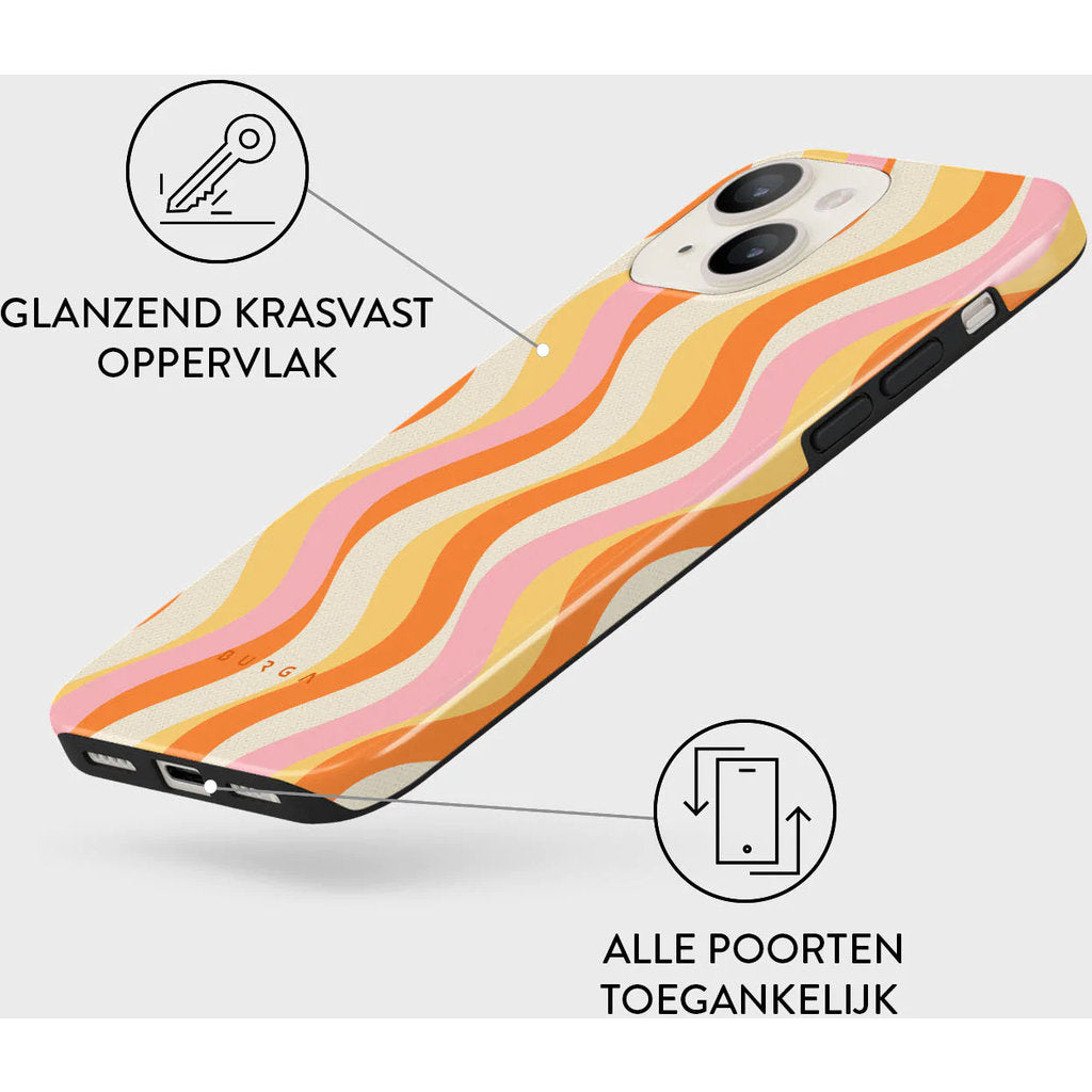 Burga Tough Case Apple iPhone 14 - Flower Power