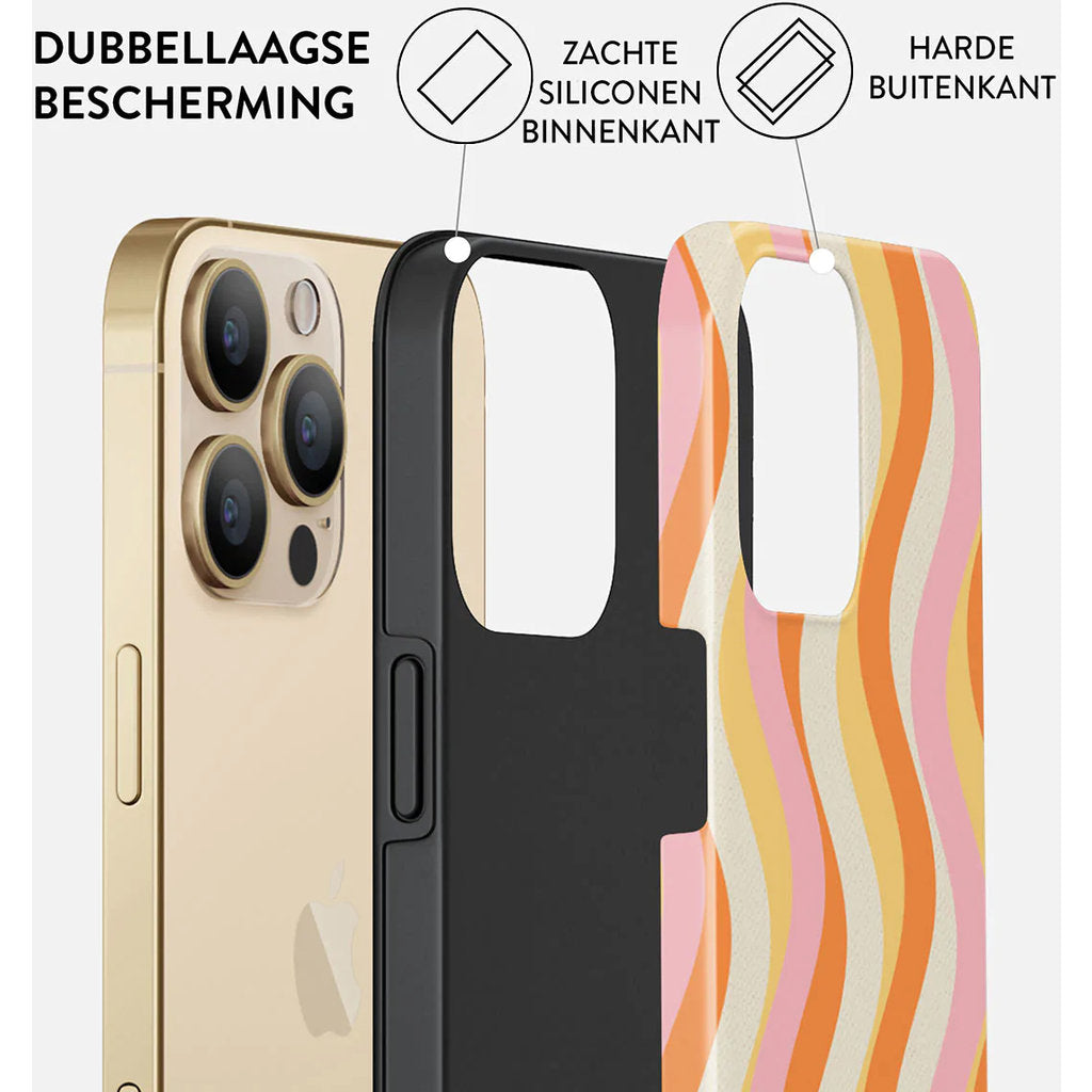 Burga Tough Case Apple iPhone 14 Pro - Flower Power