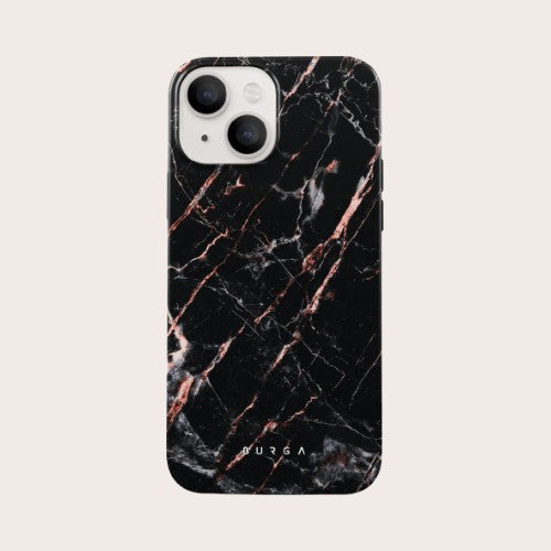Burga Tough Case Apple iPhone 14 - Rose Gold Marble