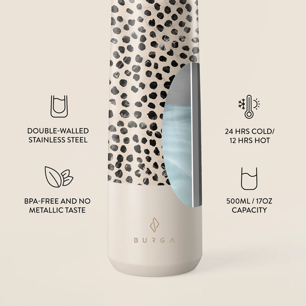Burga Water Bottle - Almond Latte