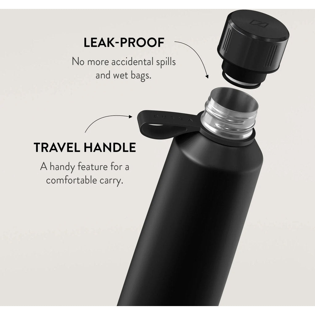 Burga Water Bottle - Black