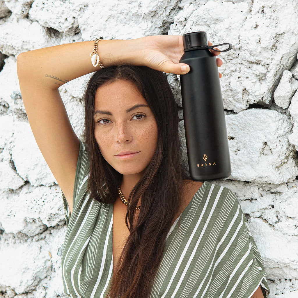 Burga Water Bottle - Black