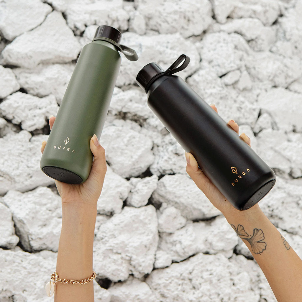 Burga Water Bottle - Black