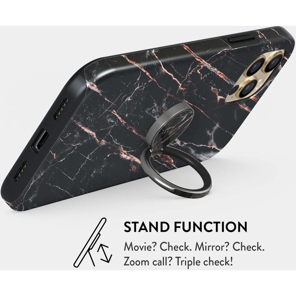 Burga Phone Ring Holder - Rose Gold Marble
