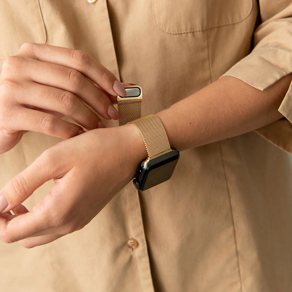 Burga Apple Watch Band Metal Mesh Gold 42mm / 44mm / 45mm