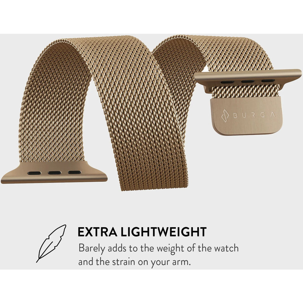 Burga Apple Watch Band Metal Mesh Gold 38mm / 40mm / 41mm
