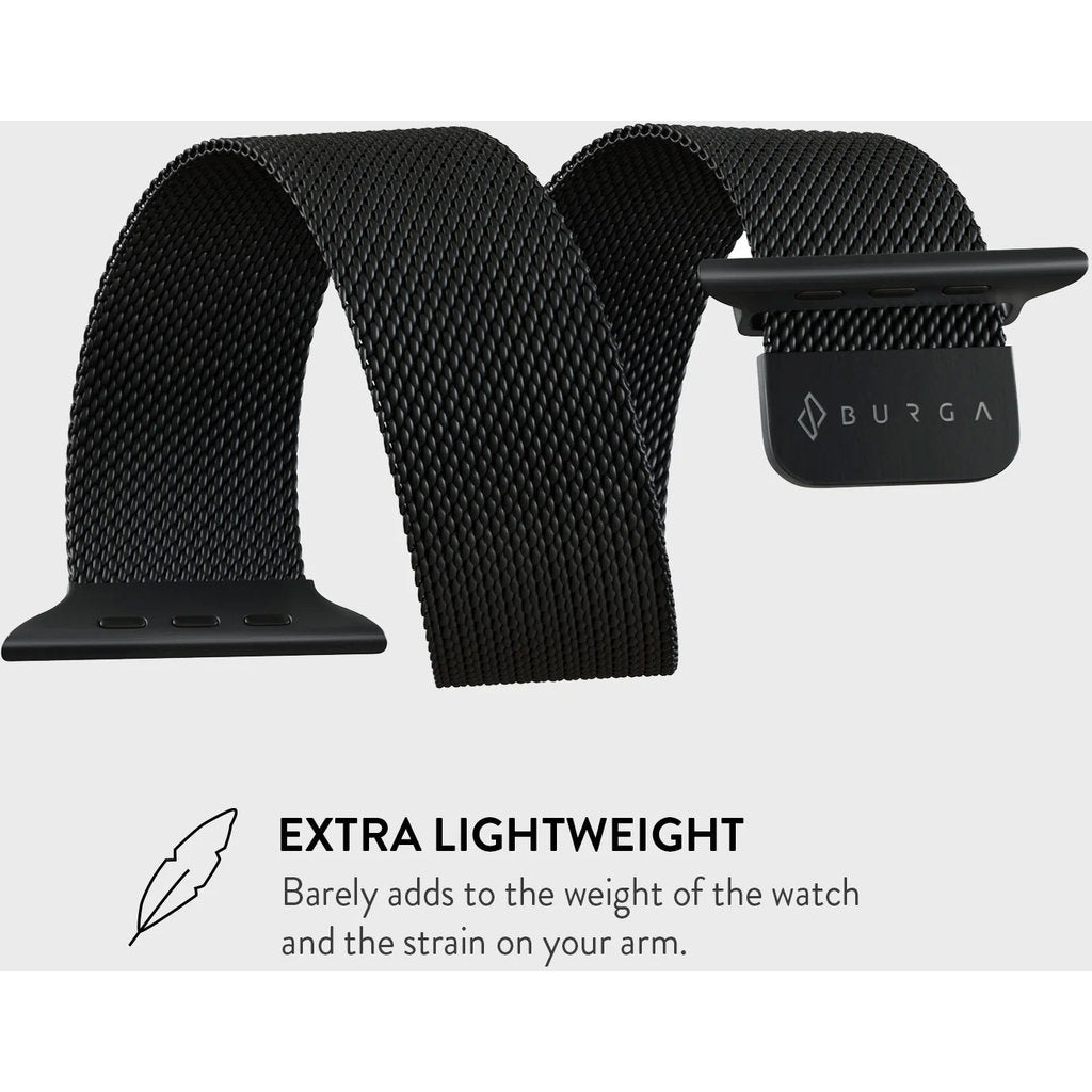 Burga Apple Watch Band Metal Mesh Black 38mm / 40mm / 41mm