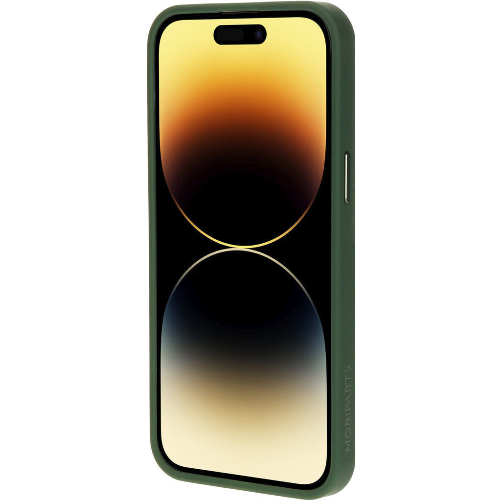Mobiparts Hardcover Apple iPhone 14 Pro Max Satin Green  (Magsafe Compatible)