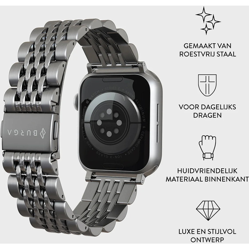 Burga Apple Watch Band Chic Royal Silver 38mm / 40mm / 41mm