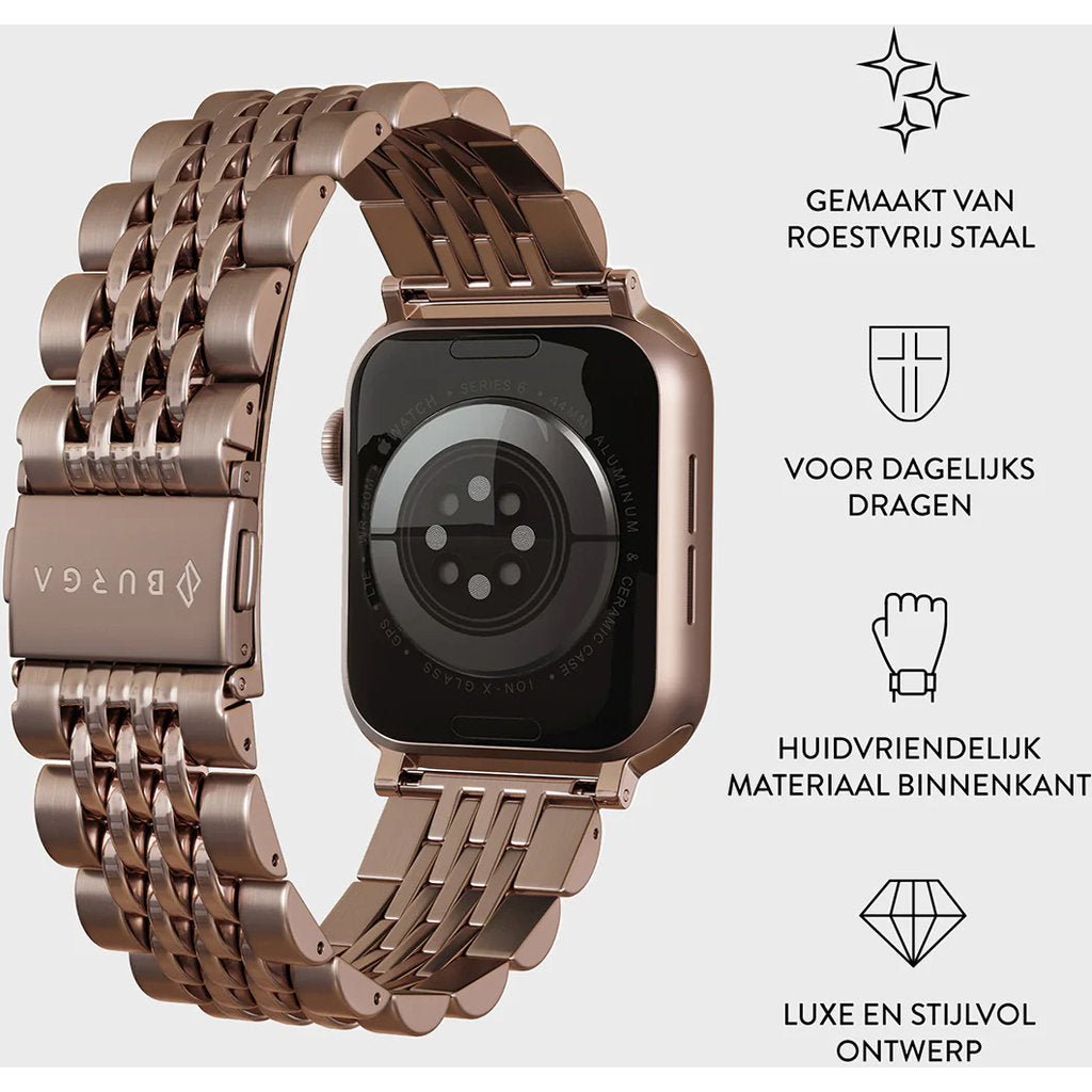 Burga Apple Watch Band Chic Royal Rose Gold 38mm / 40mm / 41mm