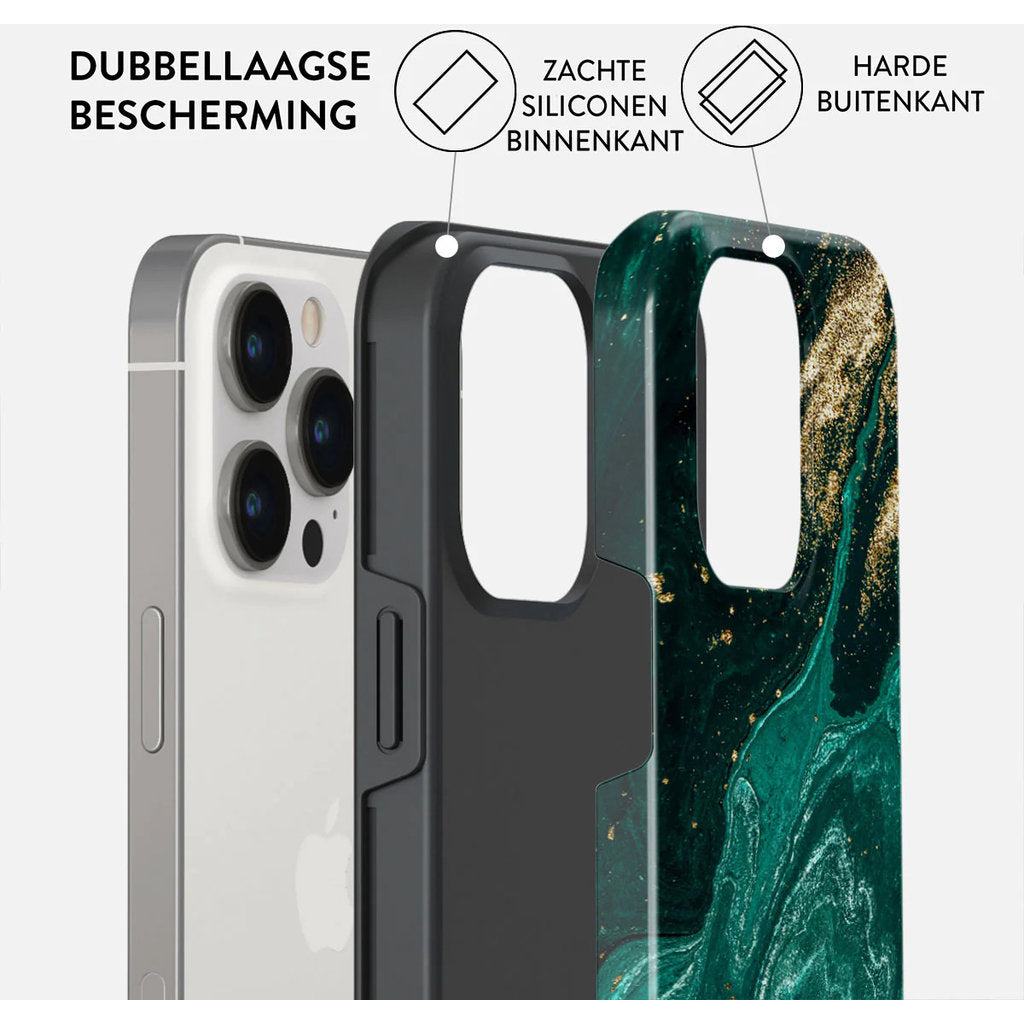 Burga Tough Magsafe Case Apple iPhone 15 Pro - Emerald Pool