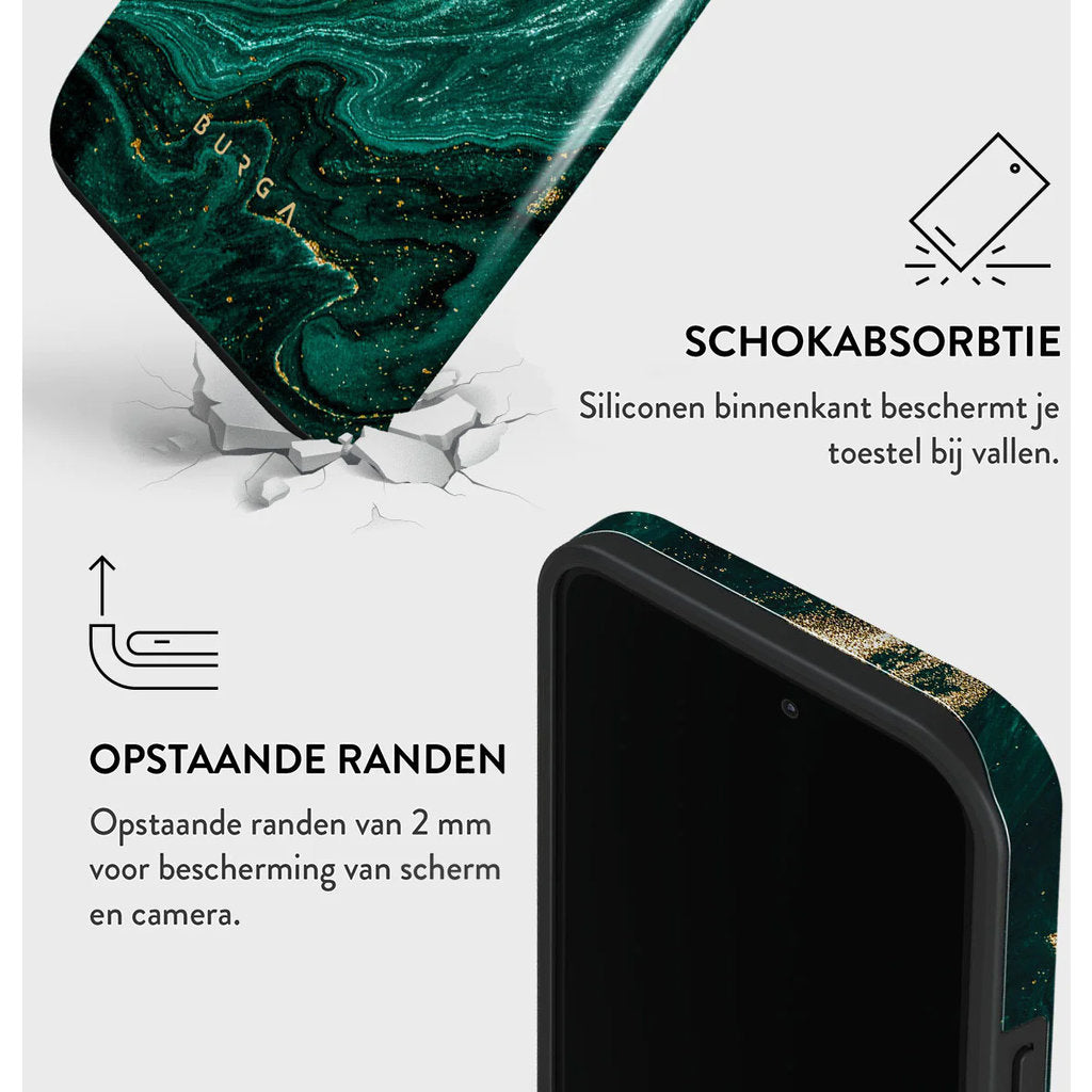 Burga Tough Magsafe Case Apple iPhone 15 Pro - Emerald Pool