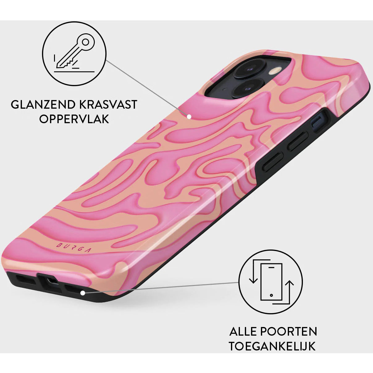 Burga Tough Case Apple iPhone 15 - Popsicle