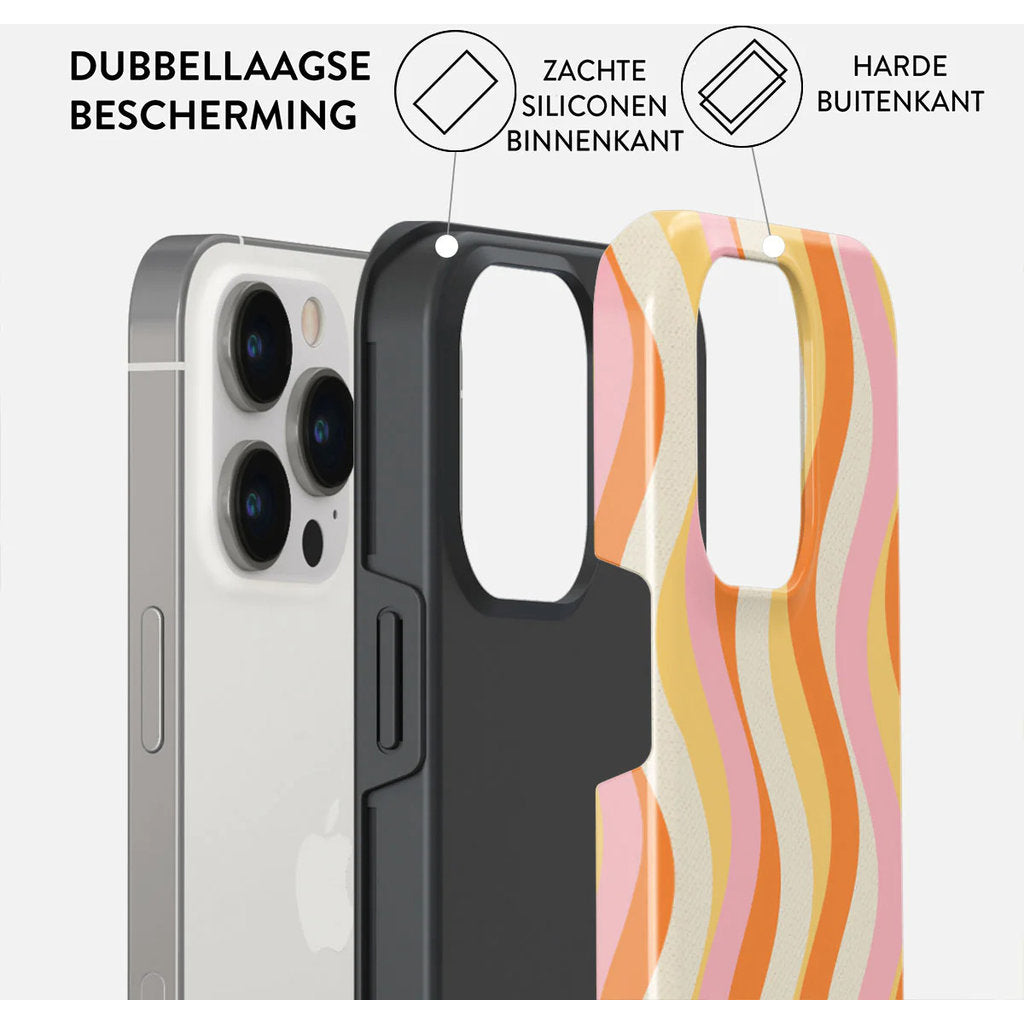 Burga Tough Case Apple iPhone 15 Pro - Flower Power
