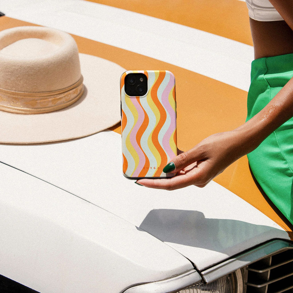 Burga Tough Case Apple iPhone 15 Plus - Flower Power