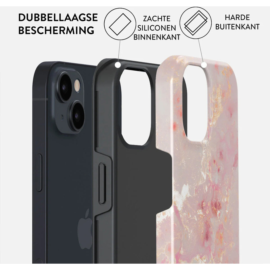 Burga Tough Case Apple iPhone 15 - Golden Coral