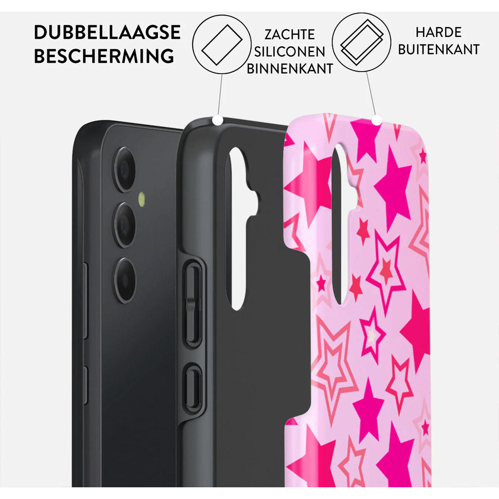 Burga Tough Case Samsung Galaxy A34 - Plastic Sky (Limited Barbie Edition)