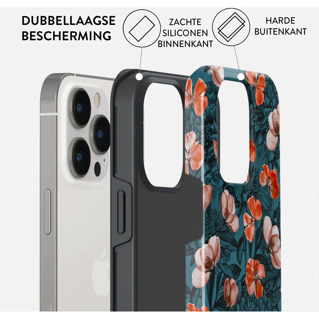 Burga Tough MagSafe Case Apple iPhone 13 Pro Max  - No Rain No Flowers