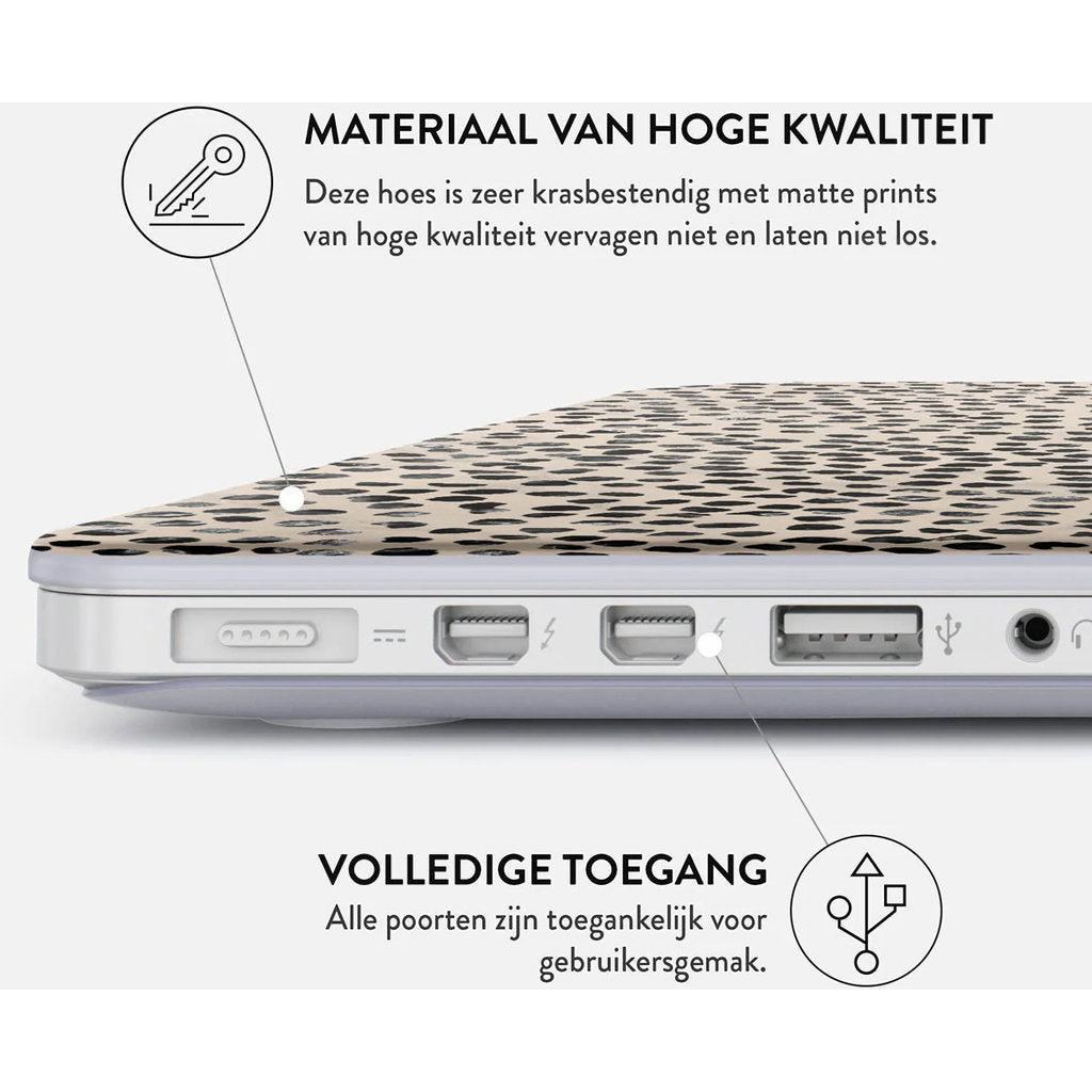 Burga Hard Case Apple MacBook Air 13 (2022) M2 A2681 - Almond Latte