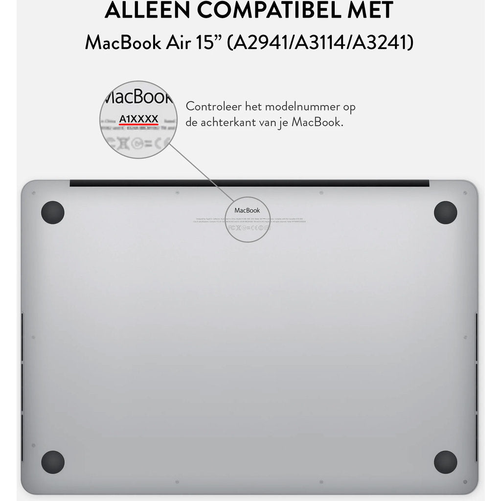 Burga Hard Case Apple Macbook Air 15 (2023) M2 A2941 - Golden Coral