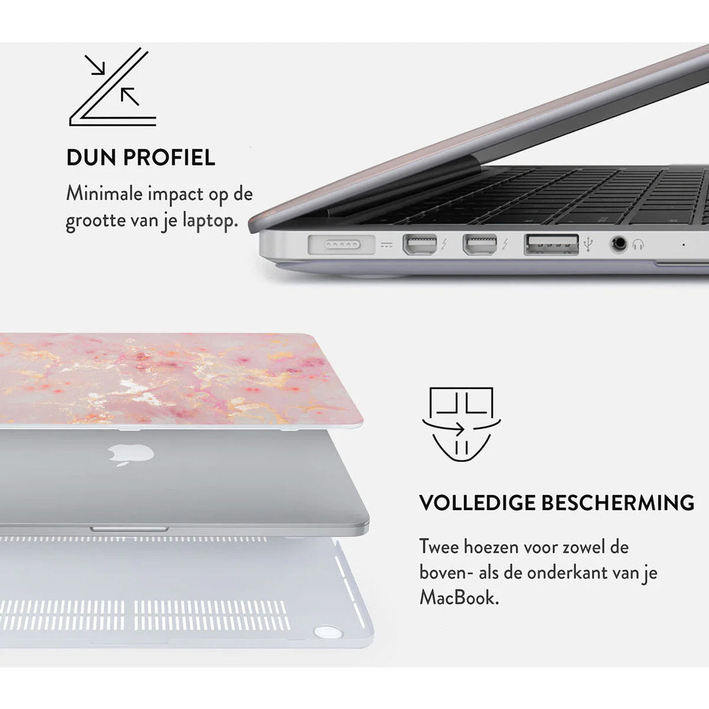 Burga Hard Case Apple Macbook Air 15 (2023) M2 A2941 - Golden Coral