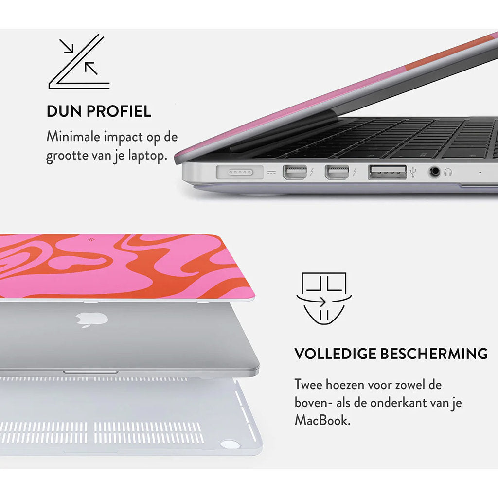 Burga Hard Case Apple Macbook Air 13.6 A2681 - Ride the Wave