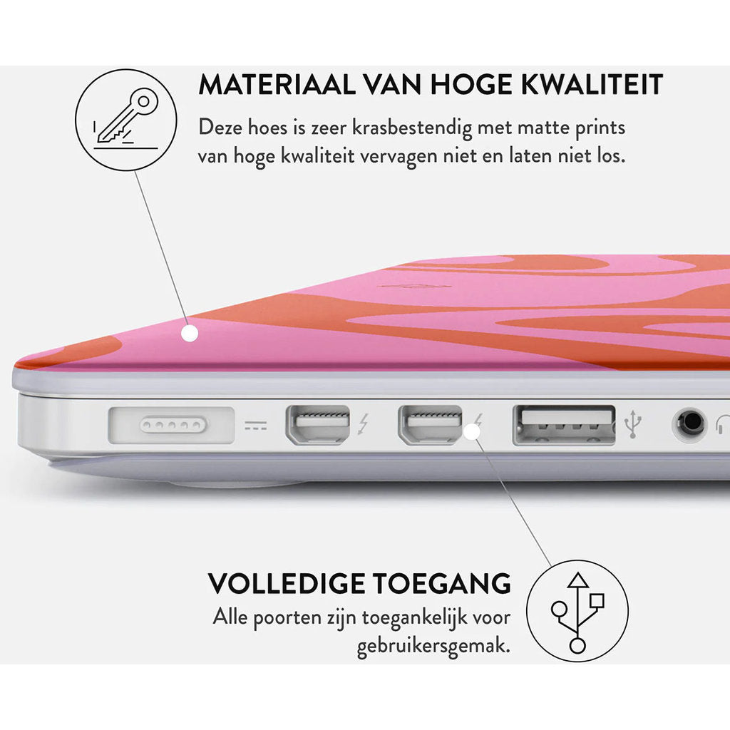 Burga Hard Case Apple Macbook Air 13.6 A2681 - Ride the Wave