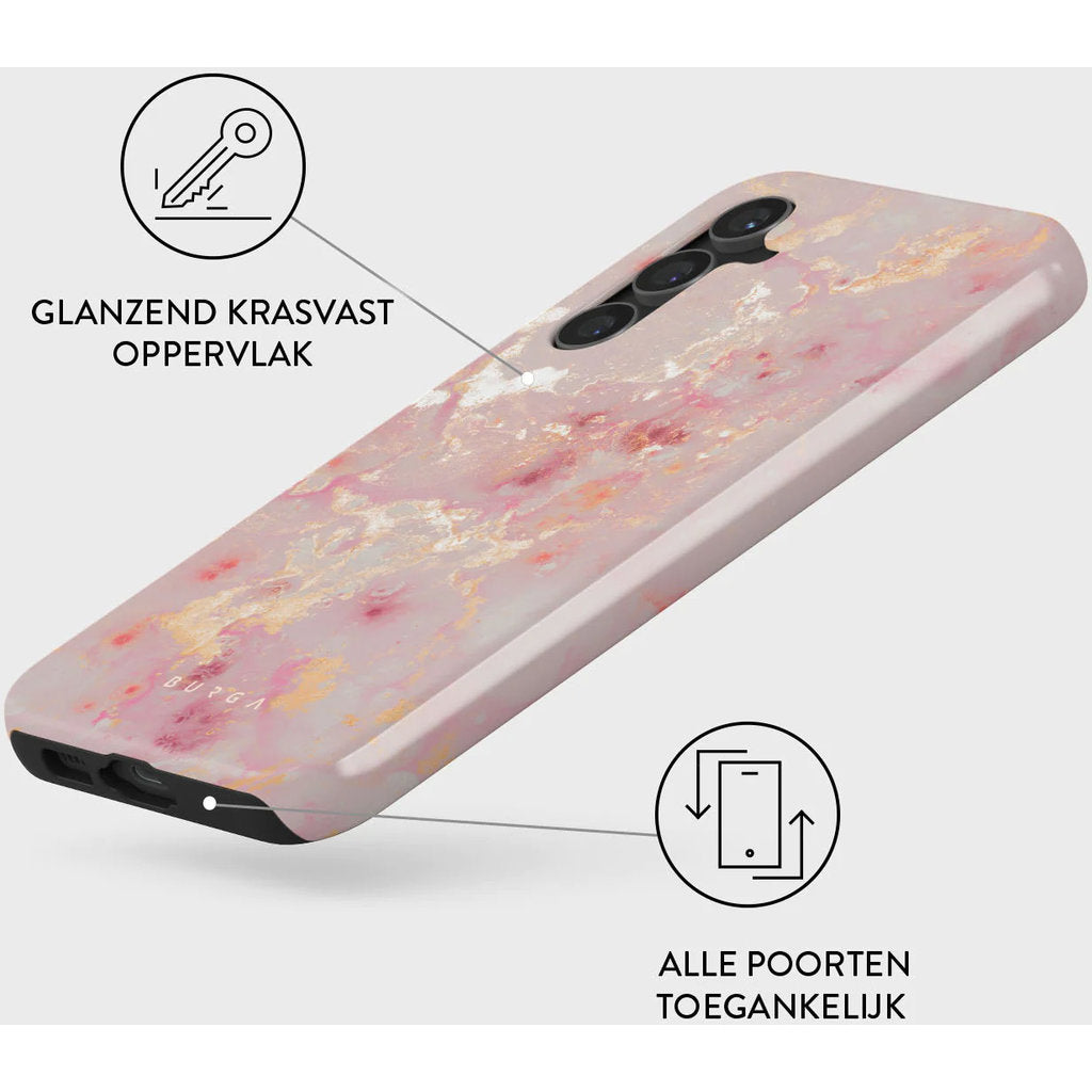 Burga Tough Case Samsung Galaxy S23 FE - Golden Coral