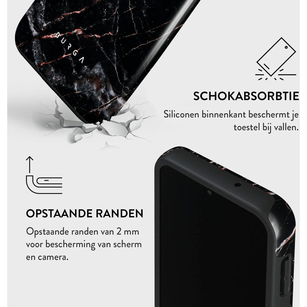 Burga Tough Case Samsung Galaxy A15 - Rose Gold Marble