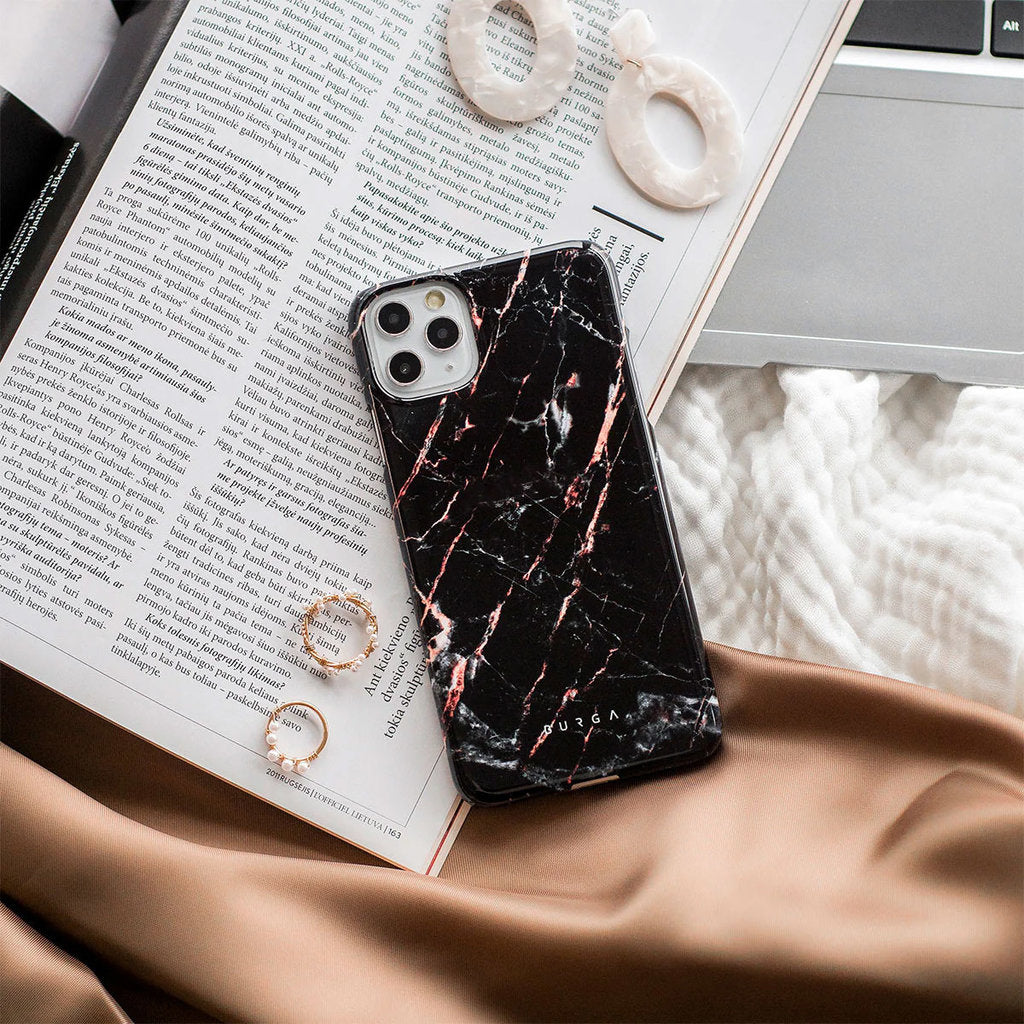 Burga Tough Case Samsung Galaxy A25 - Rose Gold Marble