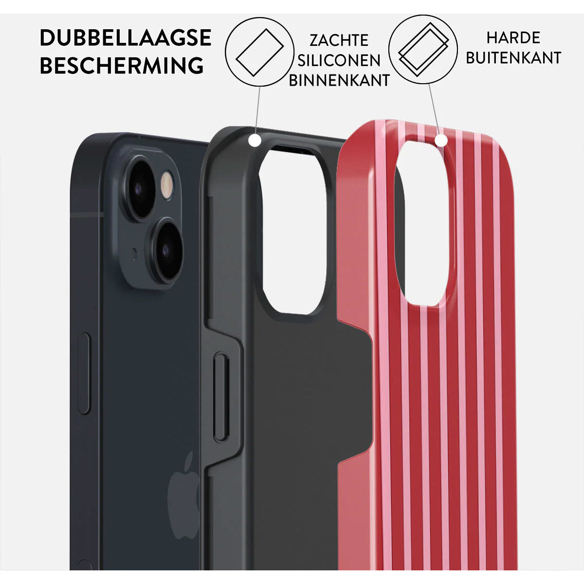 Burga Tough Case Apple iPhone 15 - Strawberry Jam
