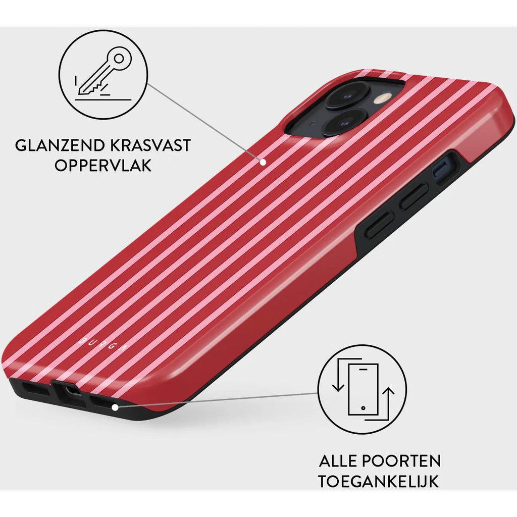 Burga Tough Case Apple iPhone 15 - Strawberry Jam