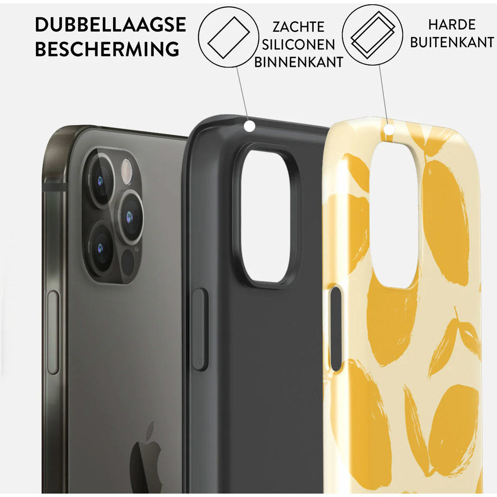Burga Tough Case Apple iPhone 12/12 Pro - Lemon Tart