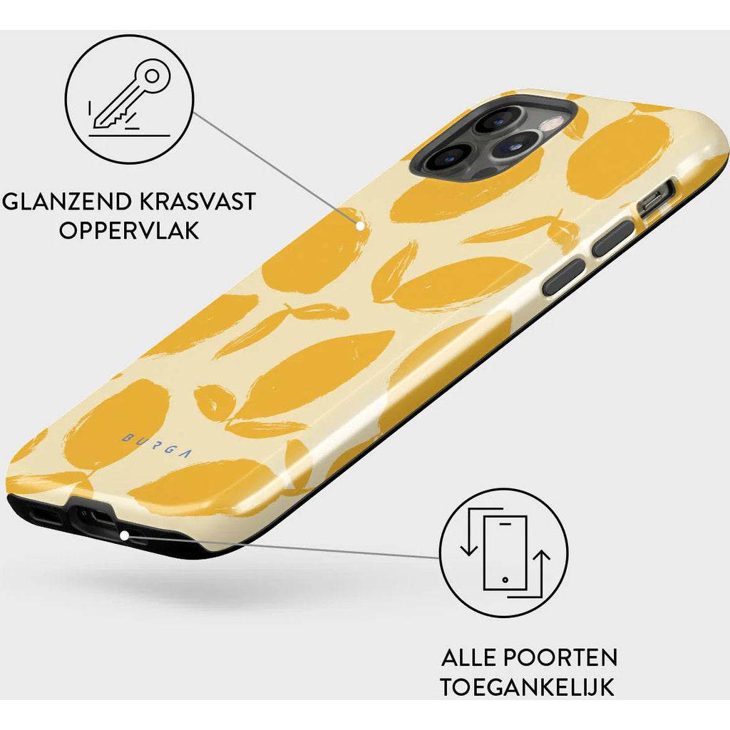 Burga Tough Case Apple iPhone 12/12 Pro - Lemon Tart