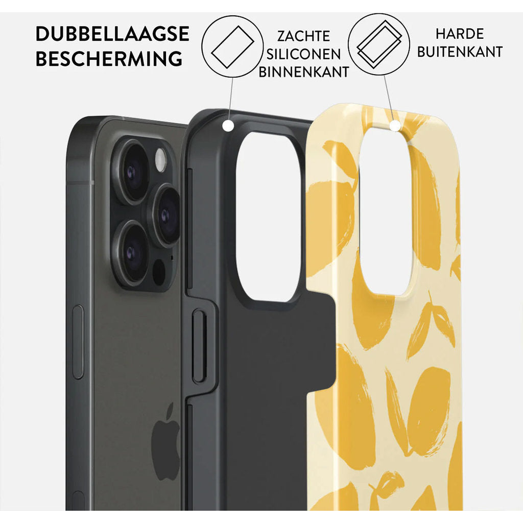Burga Tough Case Apple iPhone 15 Pro - Lemon Tart