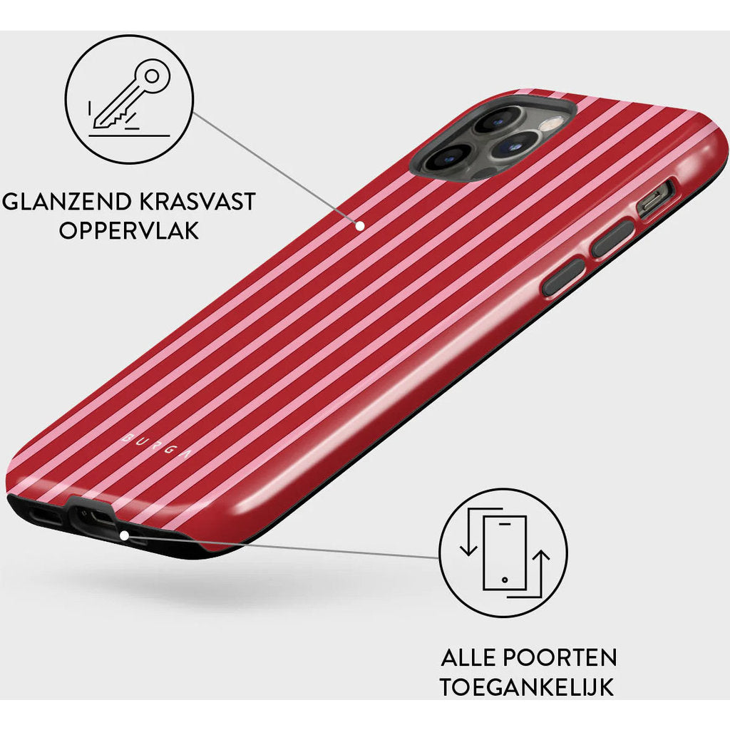 Burga Tough Case Apple iPhone 12/12 Pro - Strawberry Jam