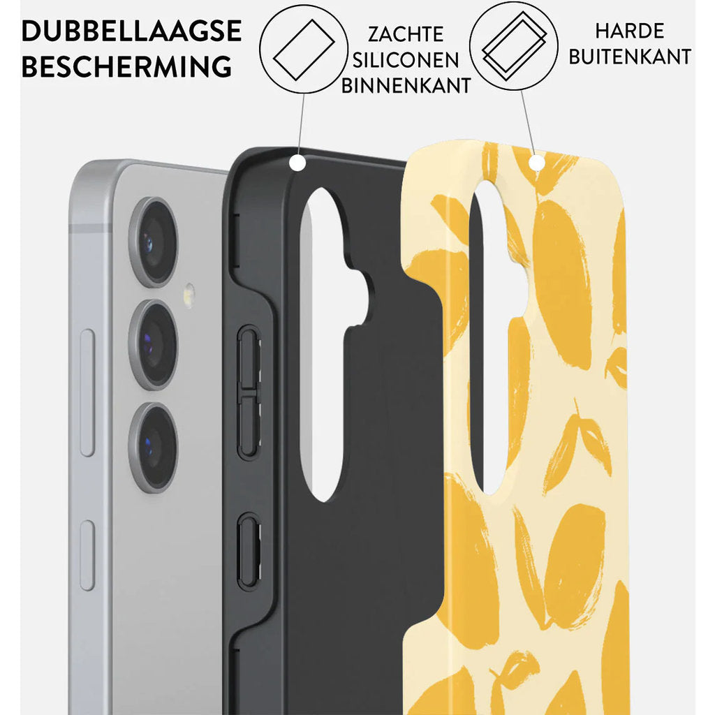 Burga Tough Case Samsung Galaxy S24 - Lemon Tart