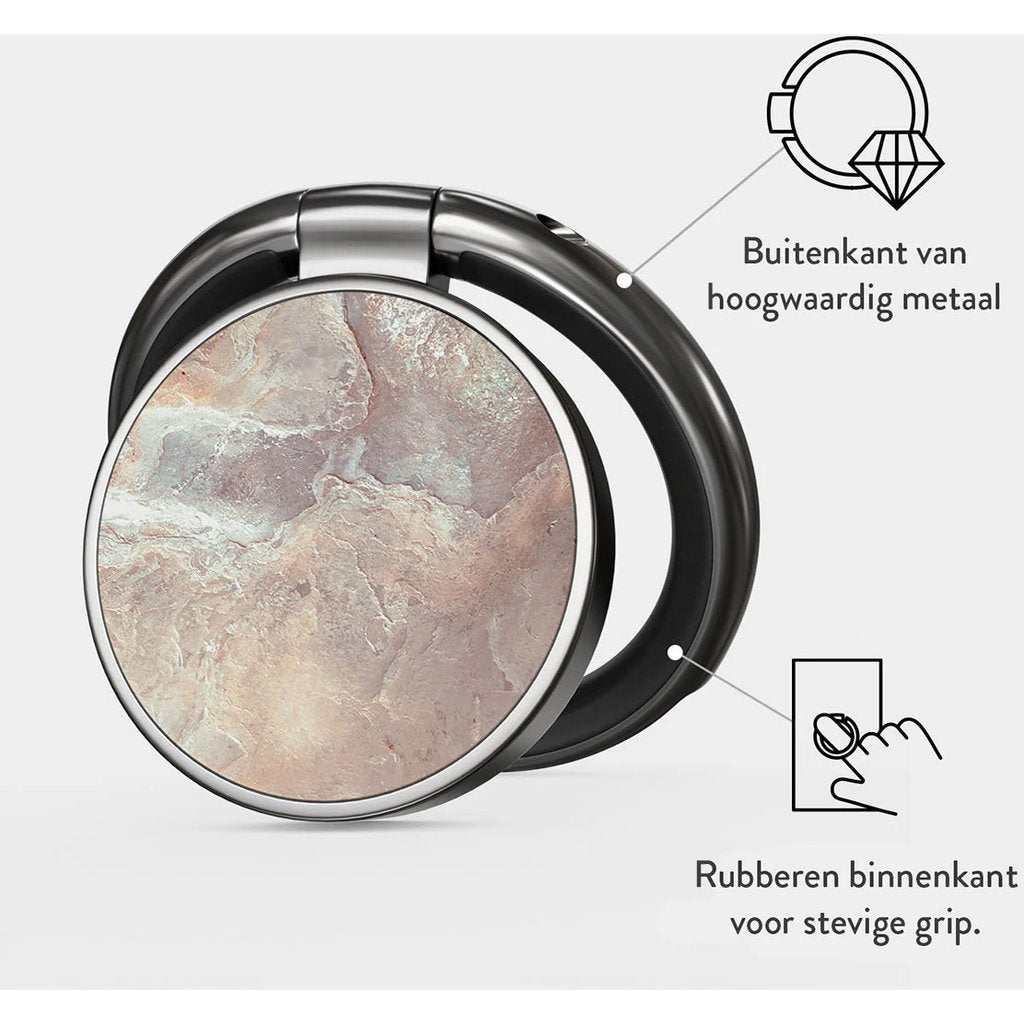 Burga Phone Ring Holder Gunmetal - Serene Sunset