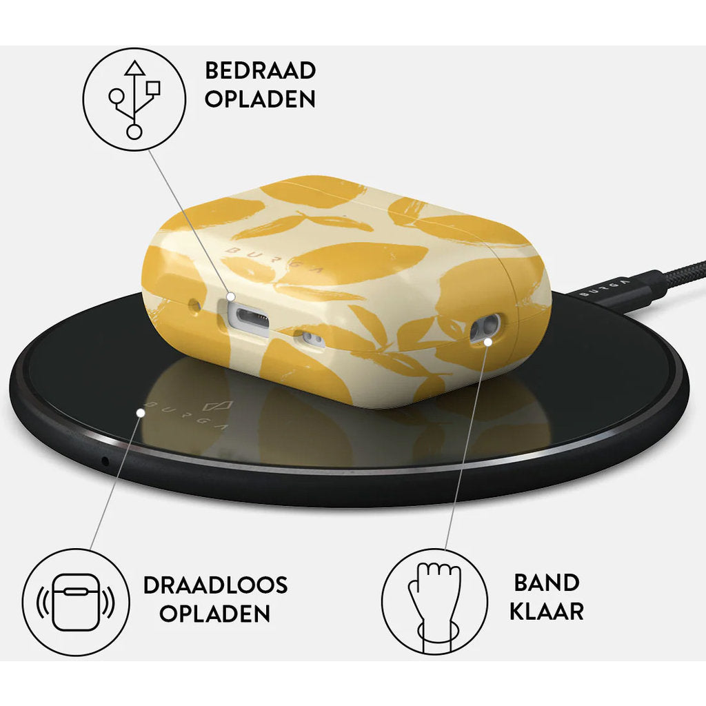 Burga Apple Airpods Pro 2 Case - Lemon Tart