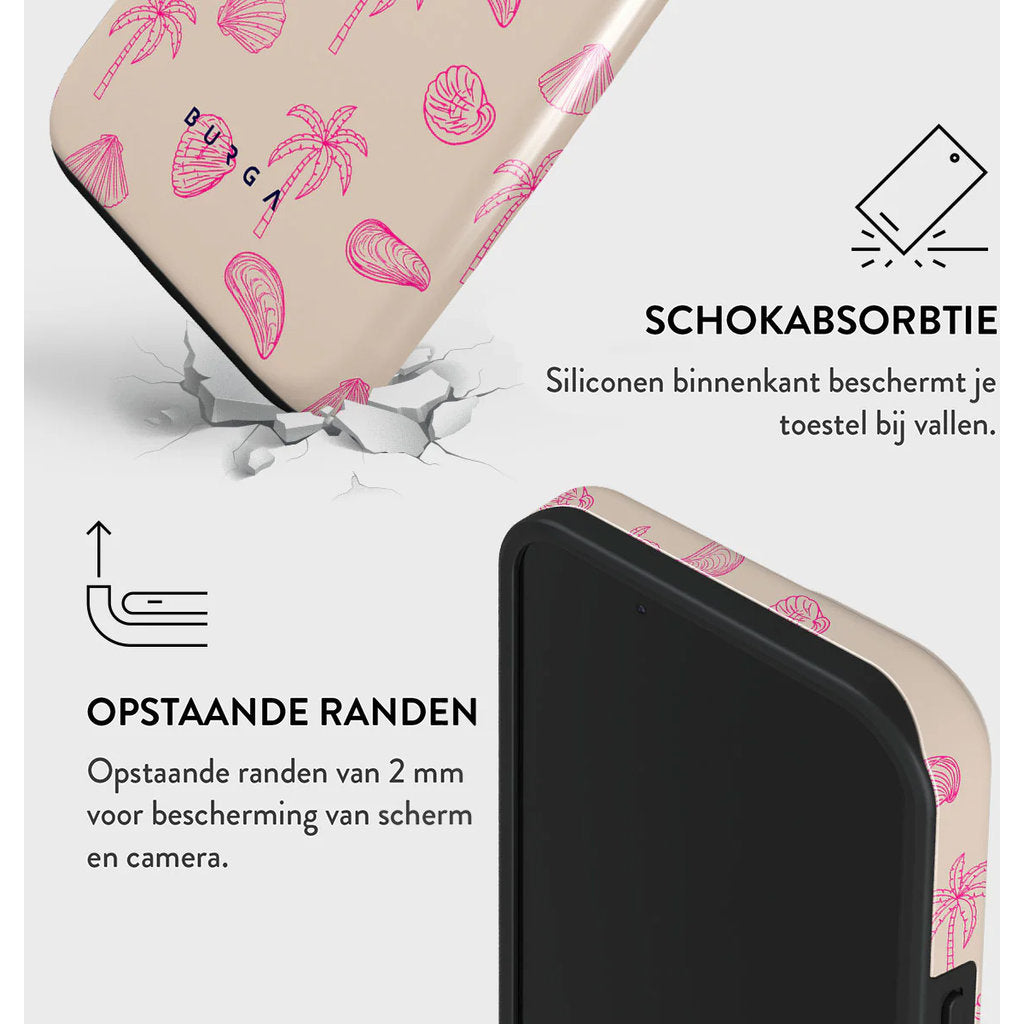 Burga Tough Magsafe Case Apple iPhone 15 - Beach Please