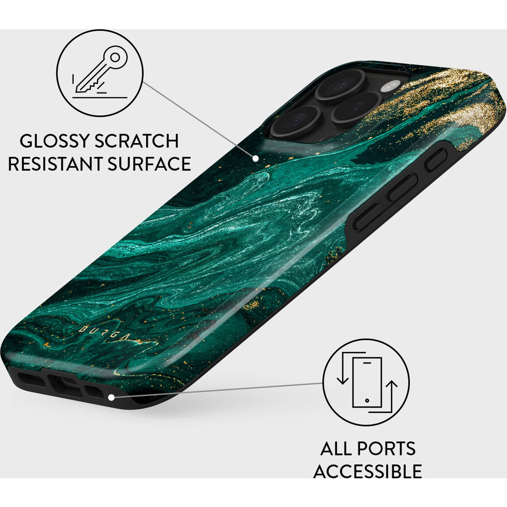 Burga Tough Magsafe Case Apple iPhone 16 Pro Max - Emerald Pool